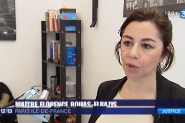 Reportage France 3 avec Interview de Maître Rouas-Elbazis