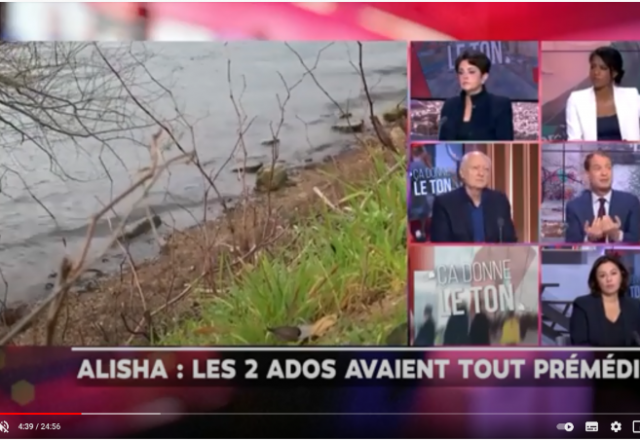 Maître Florence ROUAS sur LCI à propos de  l'affaire ALISHA, une collégienne tuée à Argenteuil